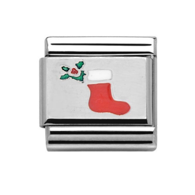 Charmlinks Silver Stocking Charm