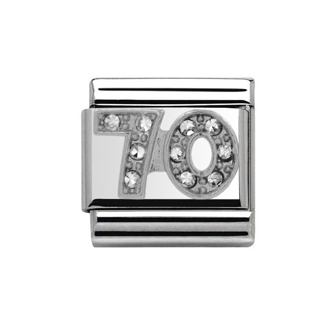 Charmlinks Silver Stone Set 70 Charm