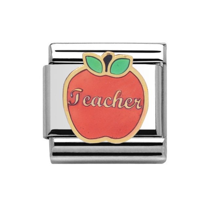Charmlinks Silver with Gold Teacher Charm