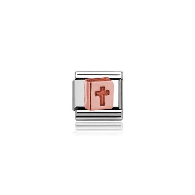 Charmlinks Silver with Rose Bible Charm