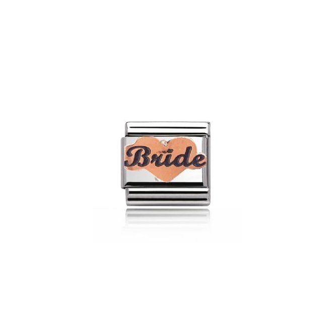 Charmlinks Silver with Rose Bride Charm