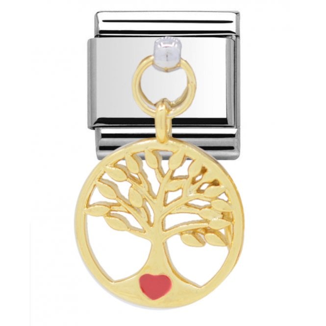 Charmlinks Tree of Life Gold Silver Drop Charm