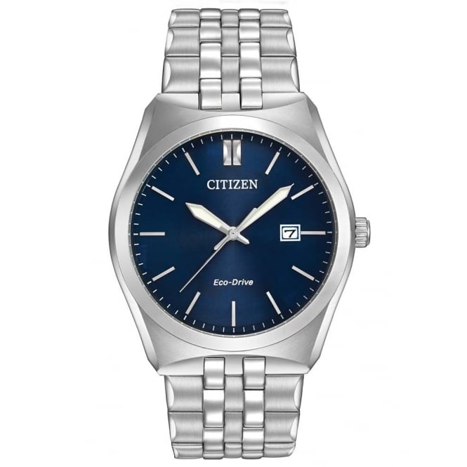 Citizen Mens Corso Eco-Drive Stainless Steel Bracelet Watch BM7330-59L