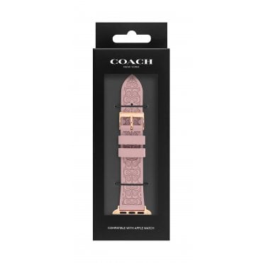 Ladies APPLE STRAP Pink Silicon Apple Watch Strap 14700040