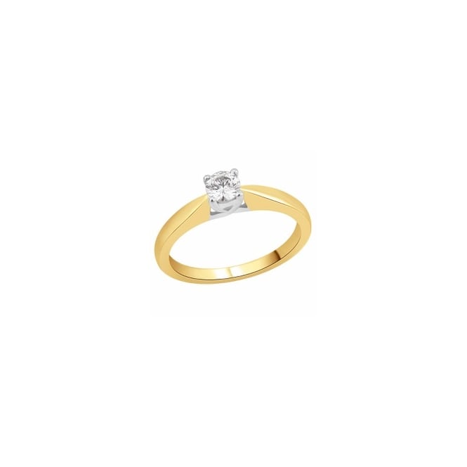 Eternity 18ct Gold 3/4 Carat Diamond Solitaire Ring