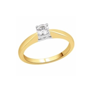 18ct Gold 3/4 Carat Diamond Solitaire Ring