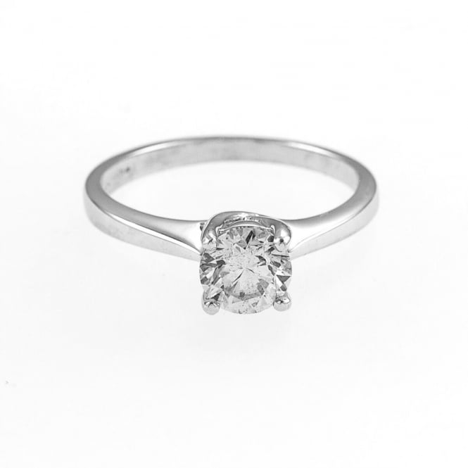 Eternity 18ct White Gold 1 Carat Diamond Solitaire Ring