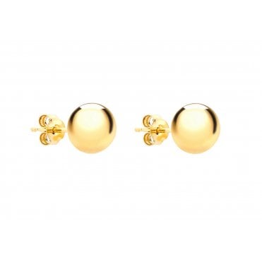 9ct 5mm Ball Stud Earrings