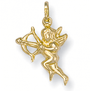 9ct Cupid With Arrow Charm