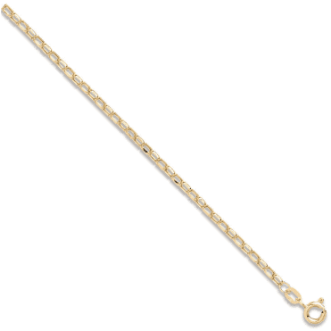 9ct Gold 10" Belcher Anklet