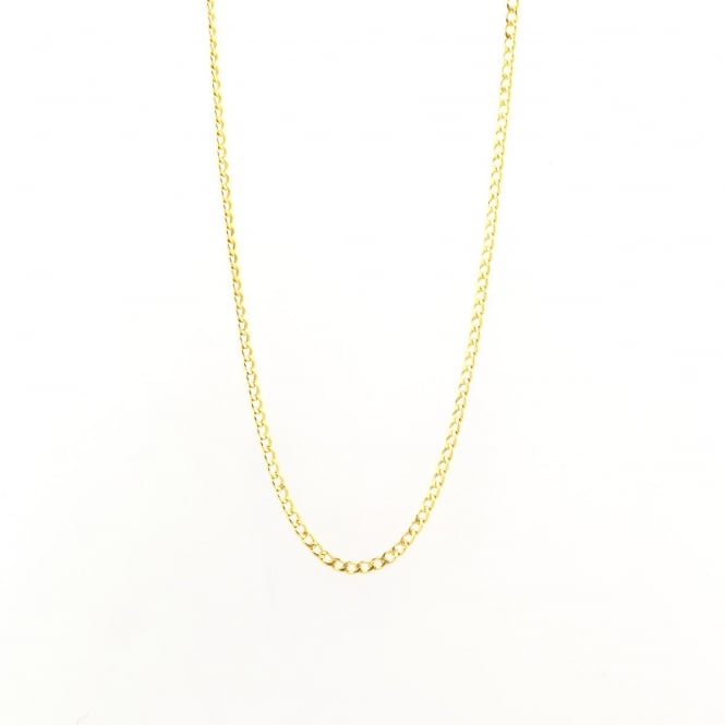 Eternity 9ct Gold 16'' Curb Chain