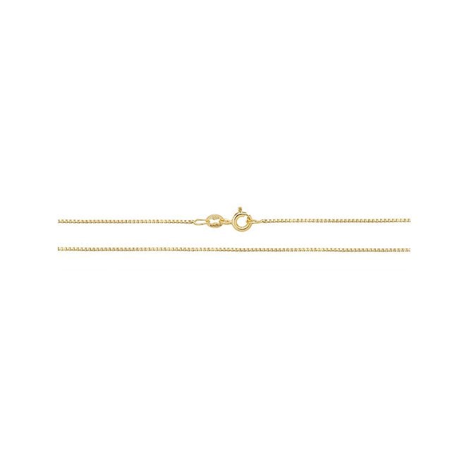 Eternity 9ct Gold 18'' Box Chain