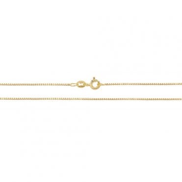 9ct Gold 18'' Box Chain