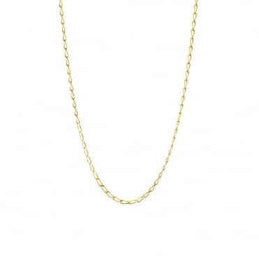 9ct Gold 18'' Diamond Cut Rada Curb Chain