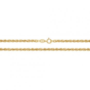 9ct Gold 18'' Rope Chain