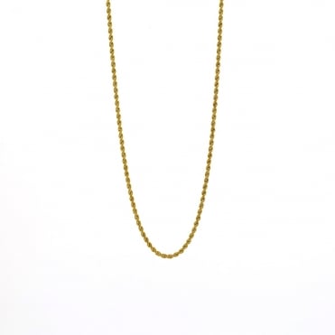9ct Gold 18'' Rope Chain