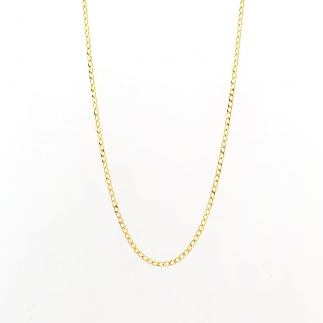 Eternity 9ct Gold 20'' Curb Chain