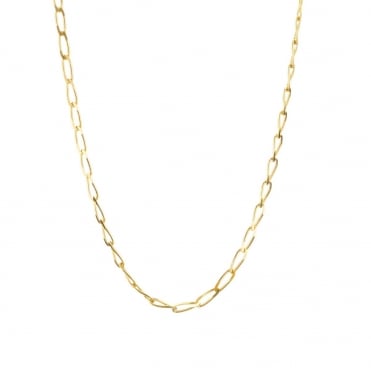 9ct Gold 20'' Diamond Cut Solid Rada Curb Chain