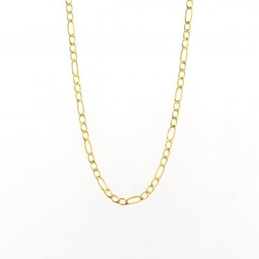 9ct Gold 20 '' Medium 3 + 1 Figaro Chain