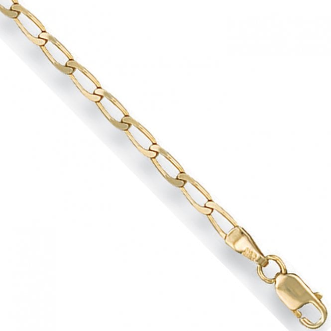Eternity 9ct Gold 20'' Rada Curb Chain