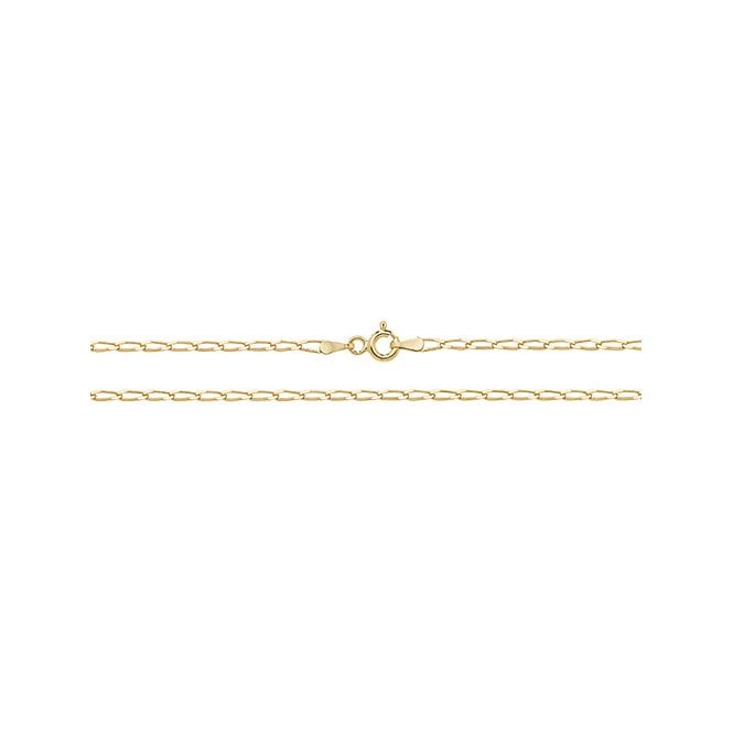 Eternity 9ct Gold 24'' Rada Curb Chain
