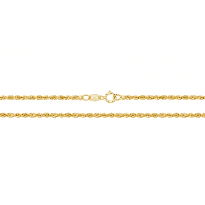 Eternity 9ct Gold 24'' Rope Chain