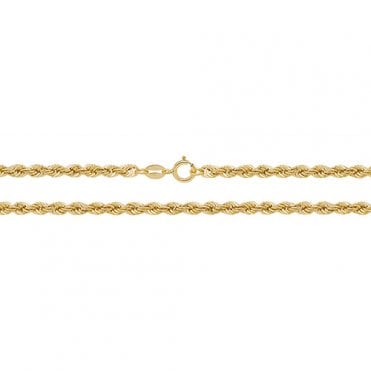 9ct Gold 24'' Rope Chain