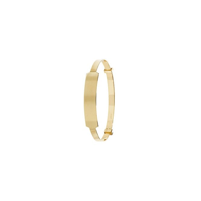 Eternity 9ct Gold Baby/Kids Expanding ID Bangle