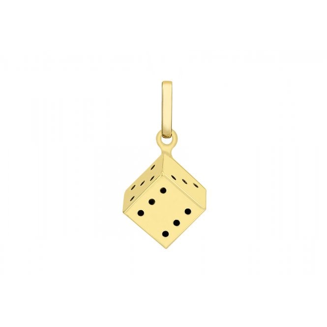 Eternity 9ct Gold Dice Charm