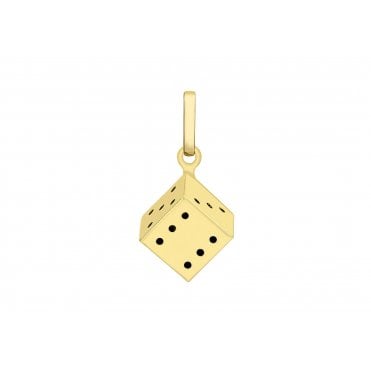 9ct Gold Dice Charm