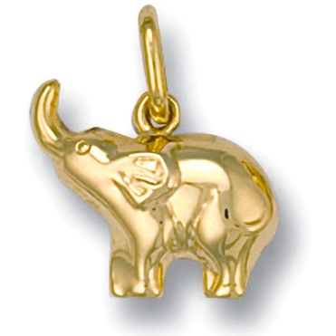 9ct Gold Elephant Charm