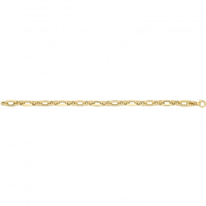 Eternity 9ct Gold Fancy Oval Link Bracelet