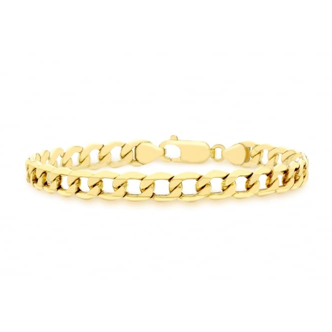 Eternity 9ct Gold Mens Open Diamond Cut 81/2