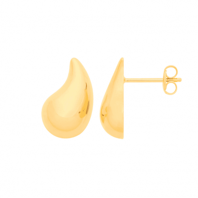 Eternity 9ct Gold Teardrop Stud Earrings