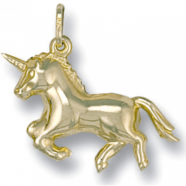 9ct Gold Unicorn Charm