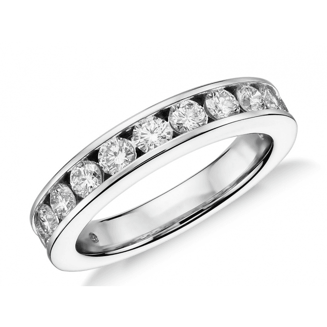 Eternity 9ct Wh Channel Set 10Dia 1/2 Eter Ring