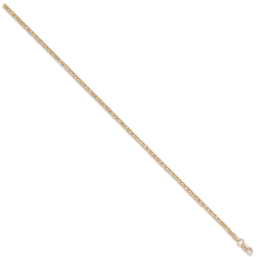 9Ct Y 20" Hollow Square Spiga Chain