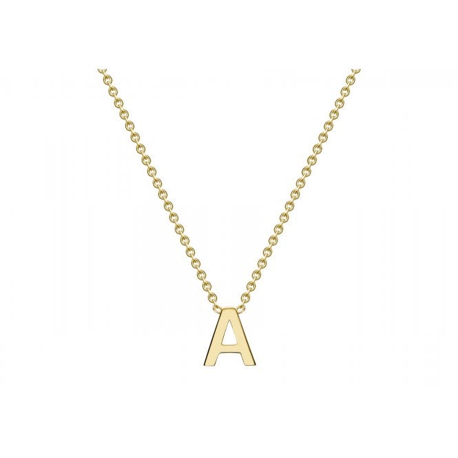 Eternity 9ct Y Mini Initial A Necklace