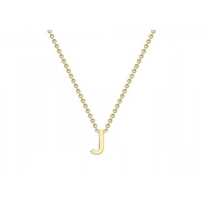 Eternity 9ct Y Mini Initial J Necklace
