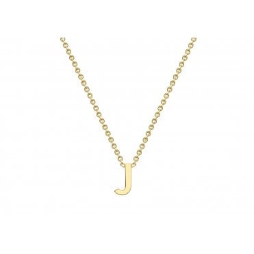 9ct Y Mini Initial J Necklace