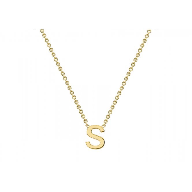 Eternity 9ct Y Mini Initial S Necklace