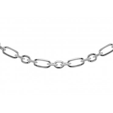 Silver 18" Heavy Figa Belcher Chain