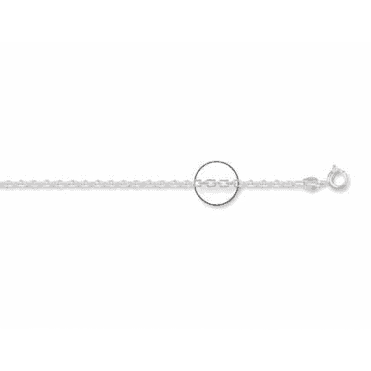 Sterling Silver 18'' Diamond Cut Belcher Chain