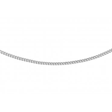 Sterling Silver 18'' Tight Curb Chain