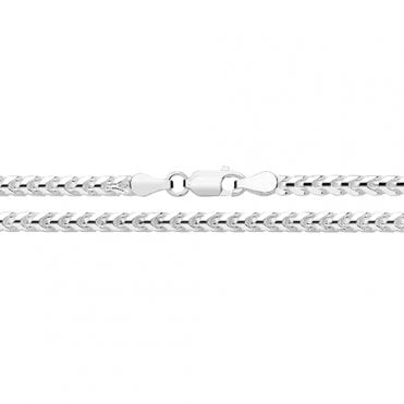 Sterling Silver 20" Franco Chain