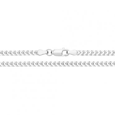 Sterling Silver 20" Franco Chain