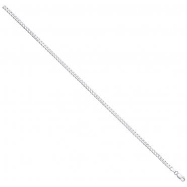 Sterling Silver 20" Solid Curb Chain