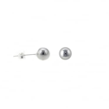 Sterling Silver 6mm Ball Stud Earrings