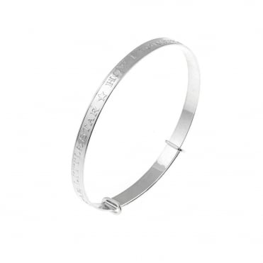 Sterling Silver Baby/Kids Expanding 'Twinkle' Bangle