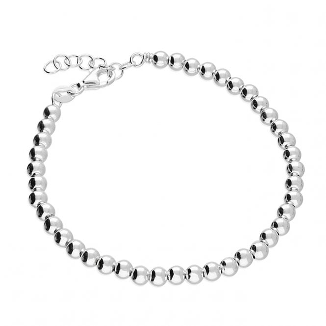 Eternity Sterling Silver Beads Bracelet